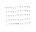 Haobase 200 Pcs Clear Rubber Bullet Clutch Earring Safety Backs