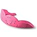 SISU Aero Medium Mouthguard, Hot Pink - 1.6mm Thin - Custom-Molded Fit - Slim Design - Remoldable Up to 20 Times - for Team Sports - Non Toxic