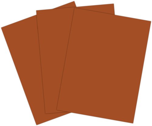 Roselle 9x12 Vibrant Construction Paper, 50 count, Brown (CON3191250)