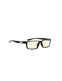 Gunnar Optiks rio-00101 Riot computadora anteojos, bloque luz azul, antideslumbrante, minimizar Digital fatiga ocular, evitar dolores de cabeza, reducir la fatiga ocular y dormir mejor, ónice ámbar
