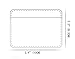 Name Tags 50 Pcs Waterproof Clear Plastic Horizontal Name Tag Badge Id Card and 50 Pcs Black Lanyard