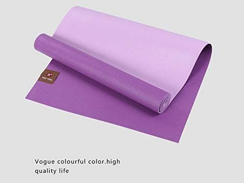 Eco Friendly 180センチメートルx 売り出し 66センチメートルx 6ミリメートル Exercise 環境にやさしいpvcヨガマット腹筋エクササイズマットごとのプレートサポートマットヨガジム 色 Purple