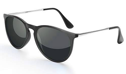 mirrored black sunglasses