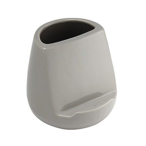 Ladelle Utensil Holder Tablet Stand Oliver 15 5x15 5x14 7cm In Stone Grey Ceramic 28 X 18 X 13 Cm Amazon Co Uk