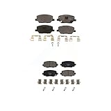 Front Rear Ceramic Brake Pads Kit For Jeep Renegade
