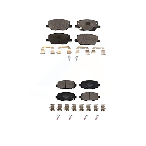 Front Rear Ceramic Brake Pads Kit For Jeep Renegade