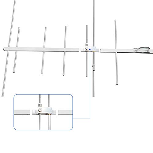 TWAYRDIO Yagi Ham Radio Antenna,Dual Band 2m 70cm VHF UHF Yagi,High