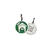 PetDwelling Advanced Green Home QR Code Pet ID Tag Links to Online Profile/Emergency Contact/Medical Info/Google Map Location Stamp