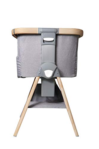 Co-Sleep Bassinet - Pure Compressed Cotton Mattress - Mesh and Bamboo Fabric Liner - Height Adjustable and Easy to Clean - California Dreaming Bedside Crib by Venice Child
