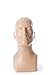 Free Standing Tabletop Male Mannequin Head Hat, Scarf Display - Fleshtone