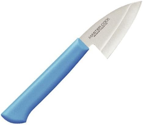 Kataoka Mfg master cock antibacterial color knife molybdenum vanadium steel Japanese style small Debabocho 70mm single-edged Brown MCAK70B