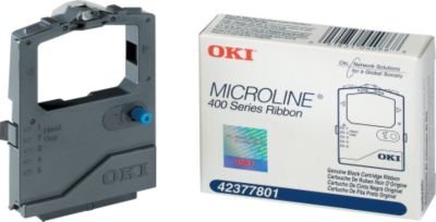 Okidata Ribbon, 42377801, Black, 4,000,000 pg yield, Self Inking [Non - Retail Packaged]