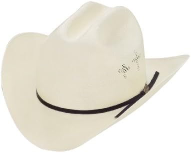 Larry Mahan 15X Ridgetop Straw Cowboy Hat (7 1/4, Ivory)