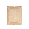 Epicurean Alles-in-één snijplank met antislip voeten en sapgroef, 19,5 cm × 9″, natuurlijk/zwart