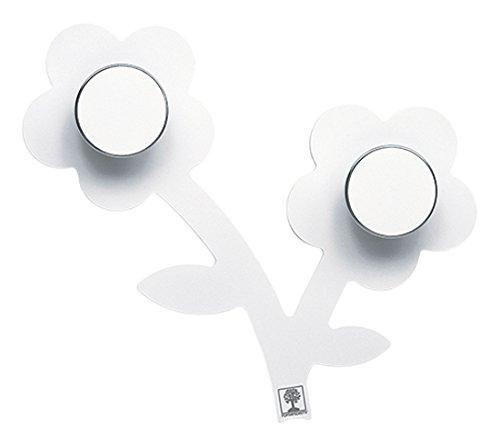 title=Foppapedretti Appendifiore Appendiabiti da Parete, Colore Bianco