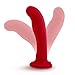 Blush Platinum Silicone 6 Inch Dildo Heart Base