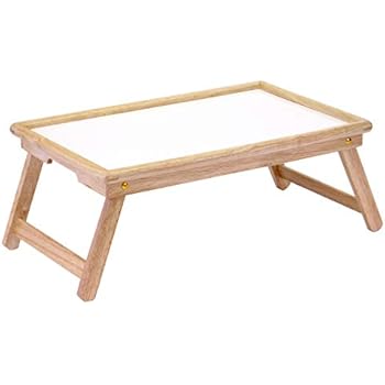Winsome Wood Ventura Bed Tray, Natural/wht