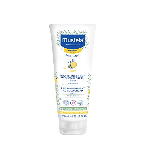 MUSTELA BABY NOURISHING LOTION Â€“ DAILY BODY LOTION FOR DRY SKIN – WITH NATURAL AVOCADO, COLD CREAM & BEESWAX – 6.76 FL. OZ. (PACK OF 1)