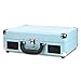 it.innovative technology Victrola Vintage 3-Speed Bluetooth Suitcase Turntable with Speakers, Turquoise (Renewed)thumb 1