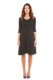 Womens Stylish A-Line Trapeze Midi Dress, A-Line Dress by Velucci