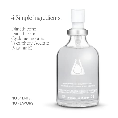 Überlube Luxury Lubricant Gel | Natural Silicone Intimate Lubricant Gel Enriched with Vitamin E | Latex Free, Fragrance Neither Residue And Can Be Used Under Water - 55ml