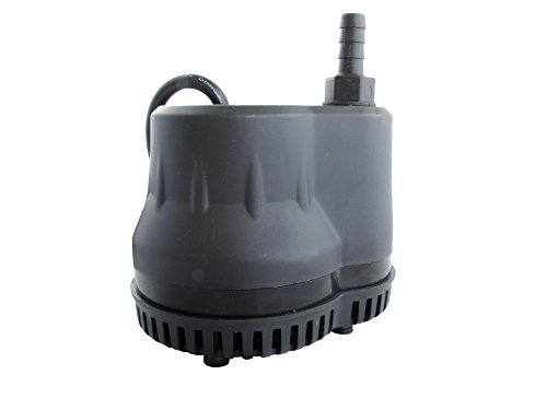 FibroPool Pool Cover Pump - 75W 10 GPM 120V - 16 ft Hose - ABS Plastic