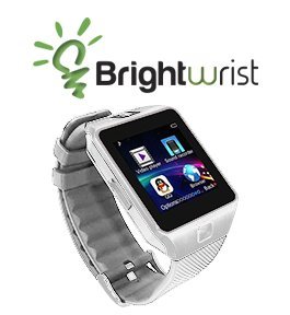 Brightwrist Smartwatch (Cashmere White on Silver)