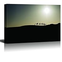 Canvas Wall Art Desert Canvas Prints Home Artwork Decoration for Living Room,Bedroom - 12x18 inches
