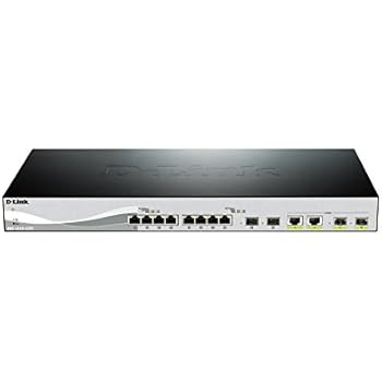 D-Link Systems 12-Port 10GBASE-T Web Smart Switch & 2 SFP+ Ports & 2 10GBASE-T/SFP+ Combo Ports (DXS-1210-12TC)