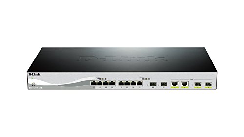 D-Link Systems 12-Port 10GBASE-T Web Smart Switch & 2 SFP+ Ports & 2 10GBASE-T/SFP+ Combo Ports (DXS-1210-12TC)