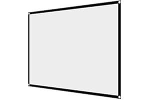 60'' 72'' 84'' 100''Projector Screen 16:9 Portable Foldable Projection Screen with Black Edging and Hanging Holes for Home Th