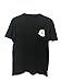 UR Ladies Women T Shirt Middle Finger Cat Pocket Shirts Harajuku Crop Top Tee