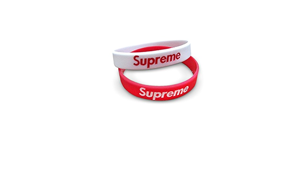 supreme rubber bracelet