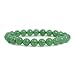 Natural A Grade Green Aventurine Gemstone 8mm Round Beads Stretch Bracelet 7
