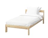 Ikea Twin Bed Frame Solid Wood with Headboard