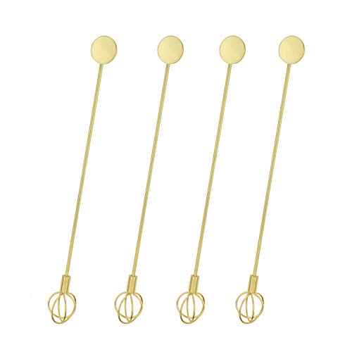 BURLIHOME Spherical Coffee Mixing Spoon Can Quickly Stir Various Beverages Stainless Steel