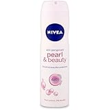 Nivea Women Anti-Perspirant Deodorant Pearl & Beauty Alcohol Free Spray 5.25oz/150ml (Pack of 2)