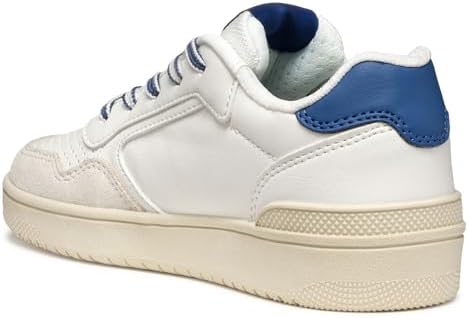 J WASHIBA Boy D - Scarpe da Ginnastica Bambino, White/Navy,