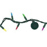 Bright Tunes Indoor/Outdoor 5 Color Multi Colored Incandescent String Lights with Bluetooth Speakers