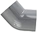 Spears 817 Series PVC Pipe Fitting, 45 Degree Elbow, Schedule 80, 2