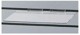Count of 10 New Clear Acrylic Plastic Shelves for Slatwall - 12"l X 6"w