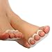 Sendida 3 Pairs Gel Toe Separators - Toe Stretchers, Alignment, Straightener, Pain Relief for Overlapping Toes, Hallux Valgus & Other Unsightly Foot Problems