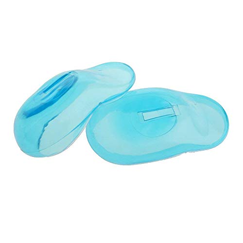 Xeminor Ear Protector Universal Ear Cover Transprarent Hair Dye Salon Earmuffs Waterpoof For Home Or Business Hairdressing Salon Use Blue