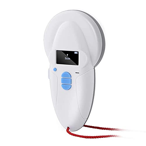 Sonew Pet Microchip Scanner, RFID Chip Reader Scanner 134.2Khz Animal Pet Microchip Recognition Reader for Pet Animal Cat Dog Microchips Transponders in Cushioned Case