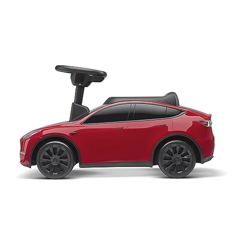 My First Tesla Model Y, cavalcabile rosso per bambini da 1,5 a 4 anni