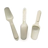 Dealglad 50Pcs 5g HDPE Plastic Measuring Spoons Food Coffee Protein Medical Milk Powder Scoops Tea Spoons