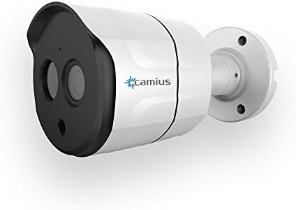 CAMIUS 5 Megapixel (2592TVL) Super HD PoE/IP Bullet Security Camera Weatherproof, ONVIF, Night Vision 100 Feet, with Wide Angle Lens, BoltX5