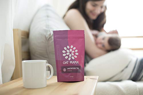 Oat Mama Lactation Tea - Herbal Drink for Breastfeeding and Nursing Moms - Boost Your Breast Milk Supply - Fenugreek-Free - 100% Organic Blueberry Pomegranate Herbal Tea - Thumbnail 3