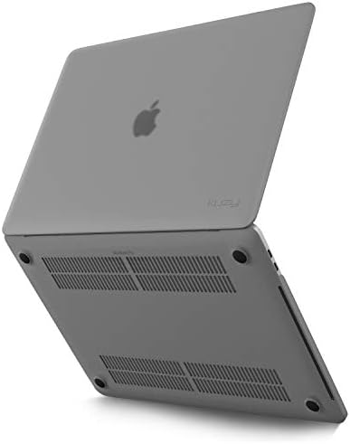Kuzy MacBook Pro 13 inch Case 2020 2019 2018 2017 2016 Release A2289 A2159 A1989 A1706 A1708, Non-Slip, Fully Vented Heat Disbursement Plastic Hard Shell MacBook Pro Case with Touch Bar Soft, Gray