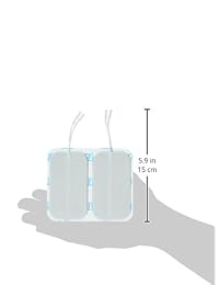 Valutrode cff203 2 en. X 3.5 En. Rect. & # 44; Pigtail Espuma parte superior & # 44; reutilizable electrodos...